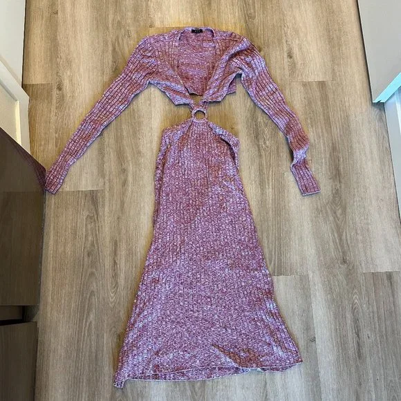 AFRM Maeve Dress- Pink - Picture 2 of 5